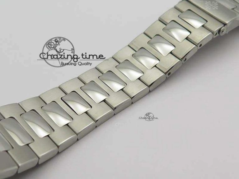 Nautilus Jumbo 5711 PF 1:1 Best Version Gray Dial On SS Bracelet A324 Clone