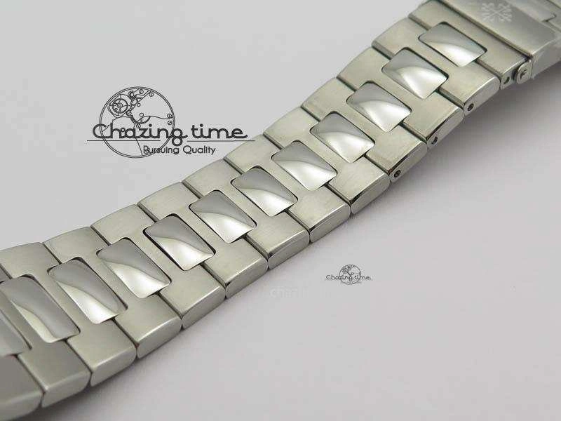 Nautilus Jumbo 5711 PF 1:1 Best Version Gray Dial On SS Bracelet A324 Clone