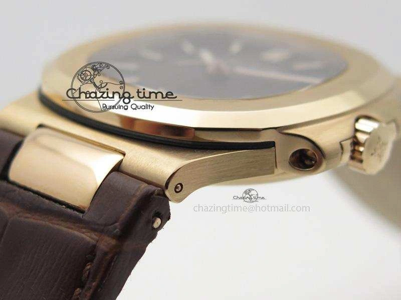 Nautilus Jumbo 5711 RG BP-Maker V2 Edition Brown Dial On Brown Leather Strap MIYOTA 9015 PP324CS