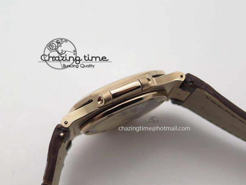 Nautilus Jumbo 5711 RG BP-Maker V2 Edition Brown Dial On Brown Leather Strap MIYOTA 9015 PP324CS