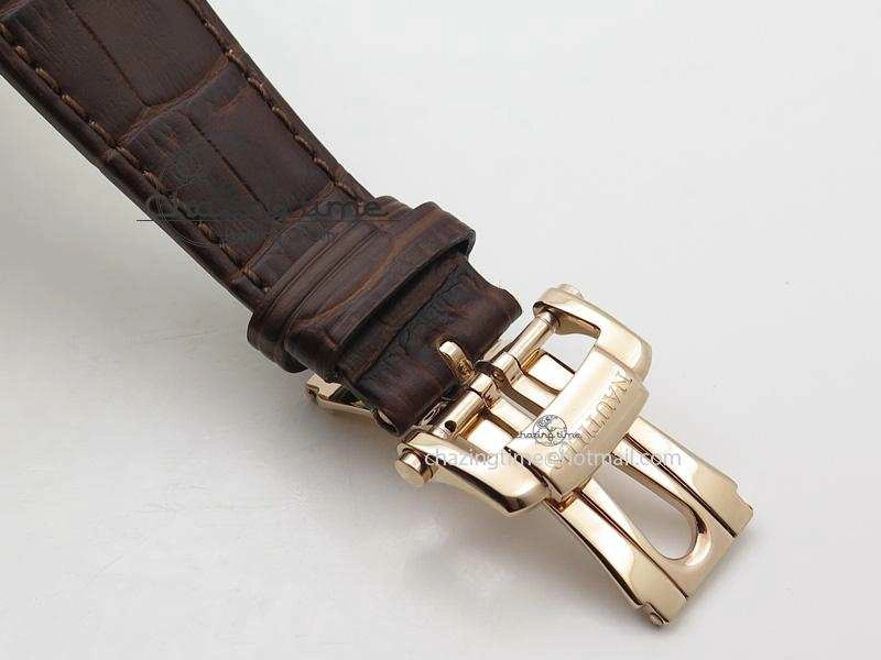 Nautilus Jumbo 5711 RG BP-Maker V2 Edition Brown Dial On Brown Leather Strap MIYOTA 9015 PP324CS