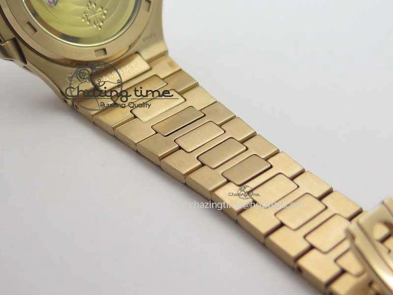 Nautilus Jumbo 5711 RG JJF Best Version Brown Dial On RG Bracelet A324CS