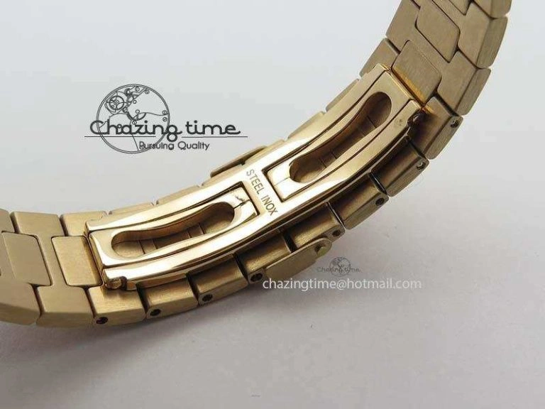 Nautilus Jumbo 5711 RG JJF Best Version Brown Dial On RG Bracelet A324CS