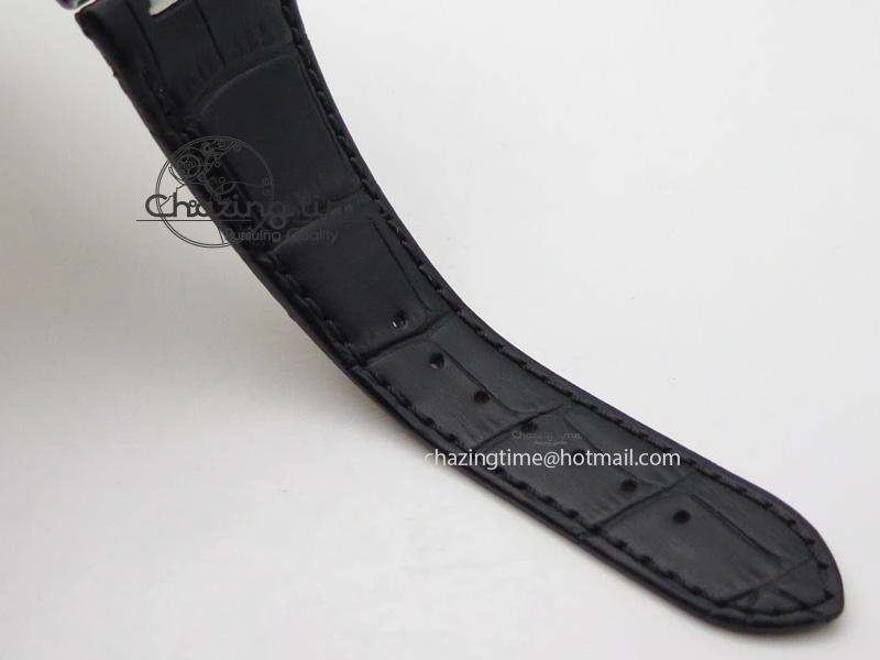 Nautilus Jumbo 5711 SS BP-Maker V2 Edition White Dial On Black Leather Strap MIYOTA 9015 PP324CS
