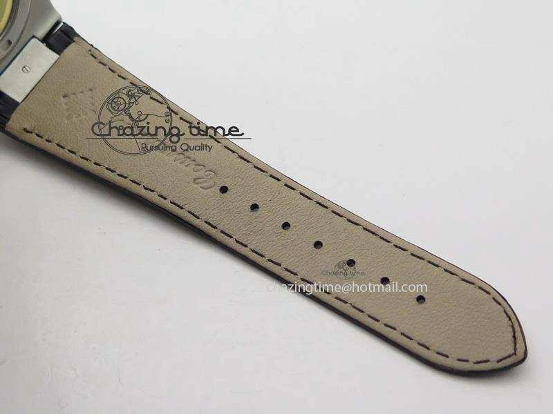 Nautilus Jumbo 5711 SS BP-Maker V2 Edition White Dial On Black Leather Strap MIYOTA 9015 PP324CS