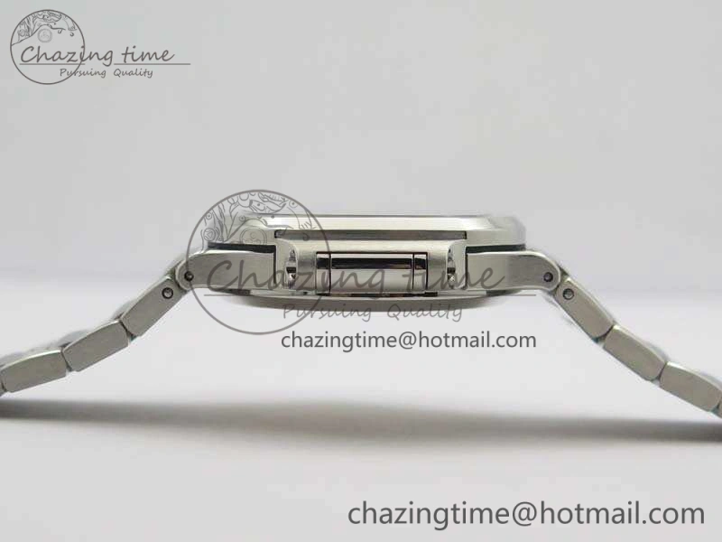 Nautilus Jumbo Ladies 7018 PF 1:1 Best Edition Gray Textured Dial On SS Bracelet A324 Clone