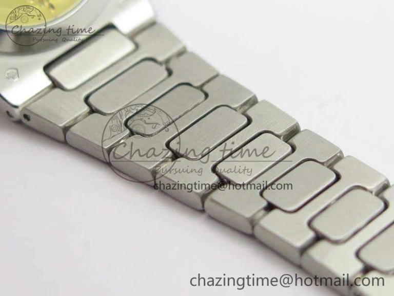 Nautilus Jumbo Ladies 7021 SS Full Paved Diamonds On Diamonds Plated SS Bracelet MIYOTA 9015