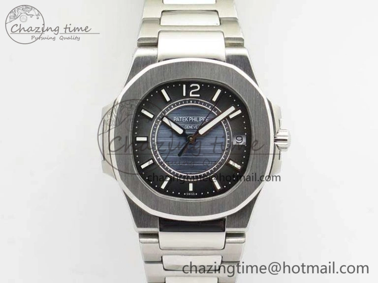 Nautilus Ladies 7011 SS JJF 1:1 Best Edition Blue Dial On SS Bracelet ETA Quartz