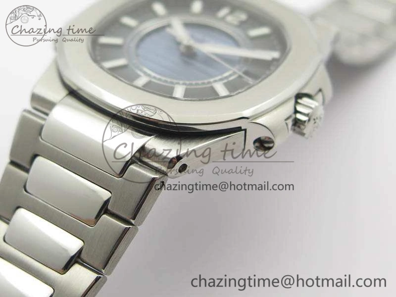 Nautilus Ladies 7011 SS JJF 1:1 Best Edition Blue Dial On SS Bracelet ETA Quartz