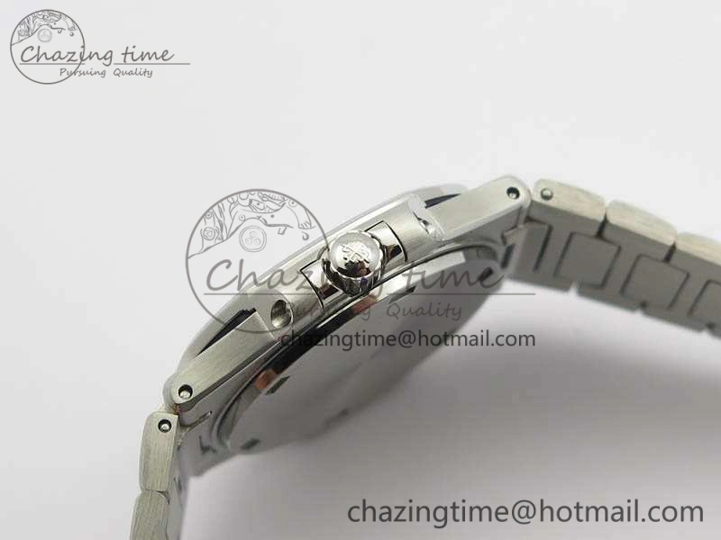 Nautilus Ladies 7011 SS JJF 1:1 Best Edition Diamond Bezel Blue Dial On SS Bracelet ETA Quartz