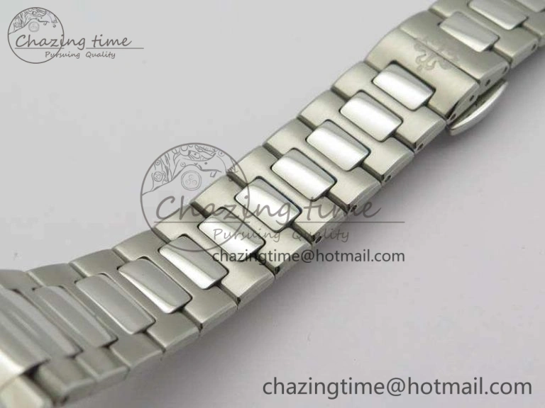 Nautilus Ladies 7011 SS JJF 1:1 Best Edition Diamond Bezel Blue Dial On SS Bracelet ETA Quartz