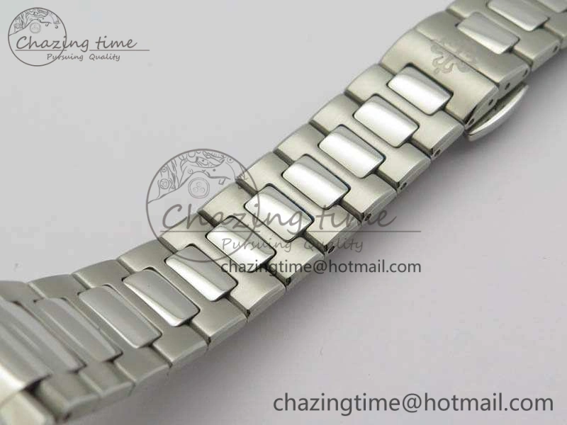 Nautilus Ladies 7011 SS JJF 1:1 Best Edition Diamond Bezel Blue Dial On SS Bracelet ETA Quartz