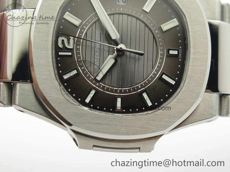 Nautilus Ladies 7011 SS JJF 1:1 Best Edition Gray Dial On SS Bracelet ETA Quartz