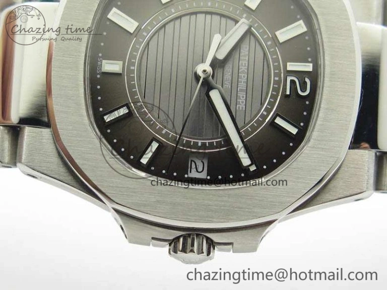 Nautilus Ladies 7011 SS JJF 1:1 Best Edition Gray Dial On SS Bracelet ETA Quartz