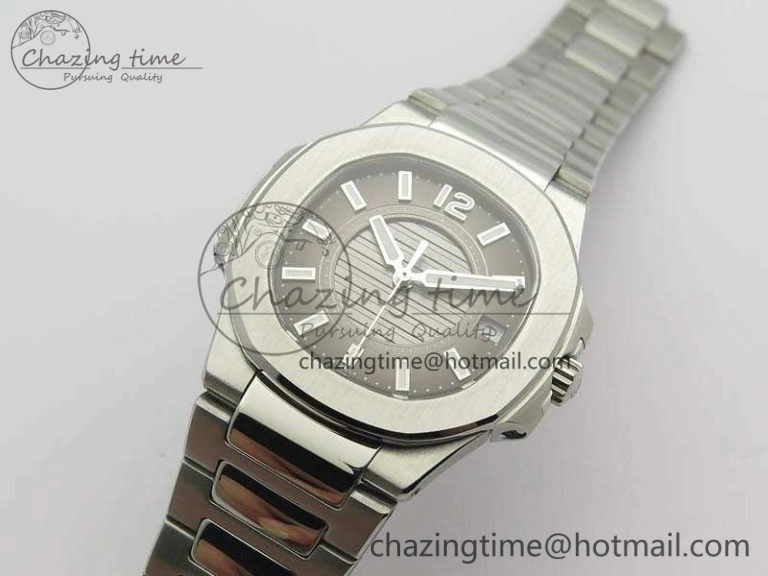 Nautilus Ladies 7011 SS JJF 1:1 Best Edition Gray Dial On SS Bracelet ETA Quartz