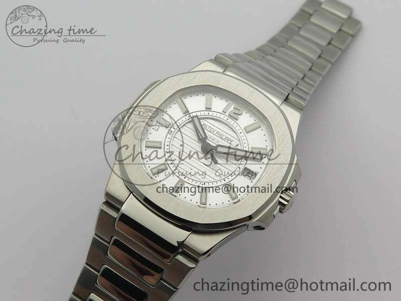 Nautilus Ladies 7011 SS JJF 1:1 Best Edition White Dial On SS Bracelet ETA Quartz