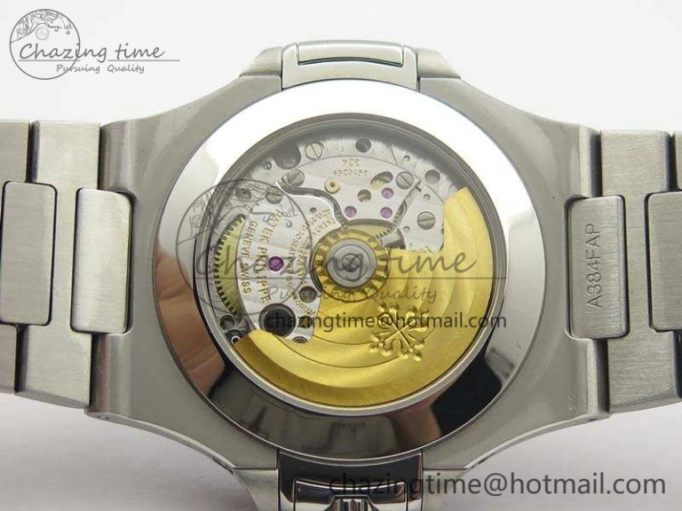 Nautilus Moonphase SS KMF Gray Dial On SS Bracelet Calendar Movement V2