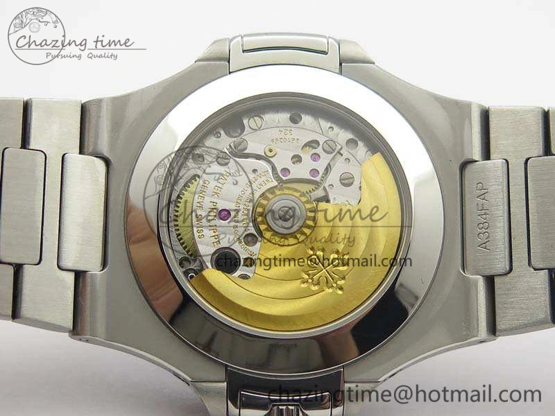 Nautilus Moonphase SS KMF Gray Dial On SS Bracelet Calendar Movement V2