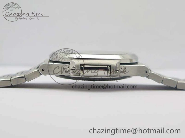 Nautilus Moonphase SS KMF Gray Dial On SS Bracelet Calendar Movement V2