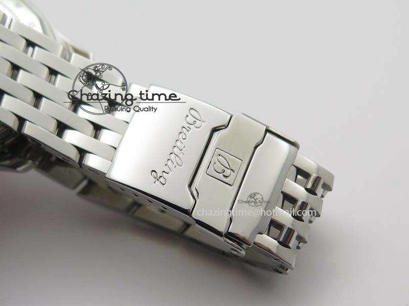 Navitimer 01 Bp Maker 1:1 SS White Dial On SS Bracelet A7750