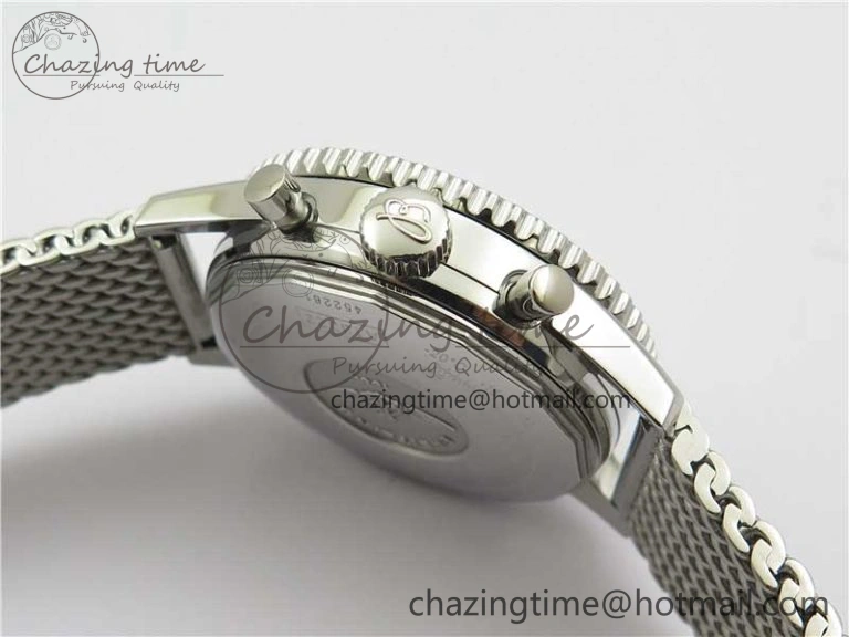 Navitimer 1 41mm SS B50 White Dial on SS Bracelet A7750