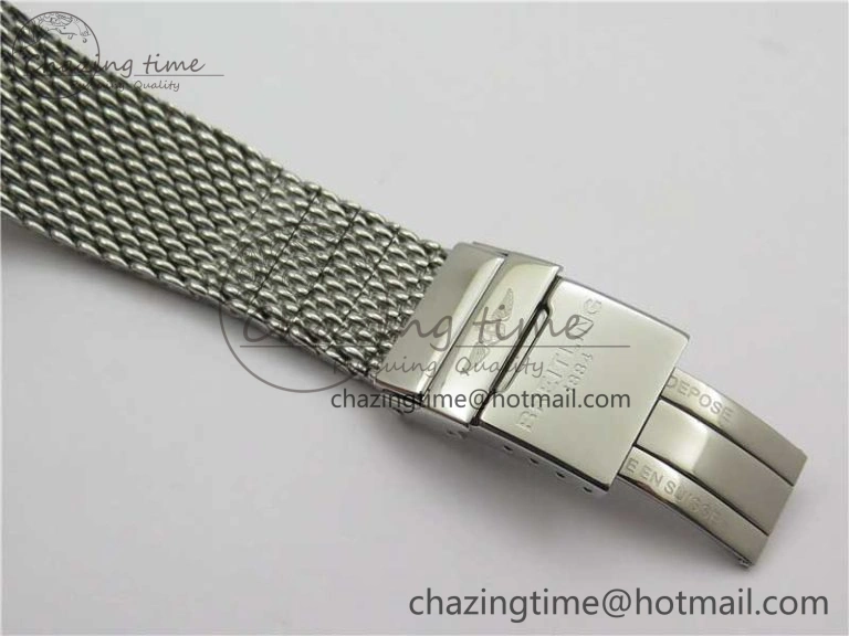 Navitimer 1 41mm SS B50 White Dial on SS Bracelet A7750