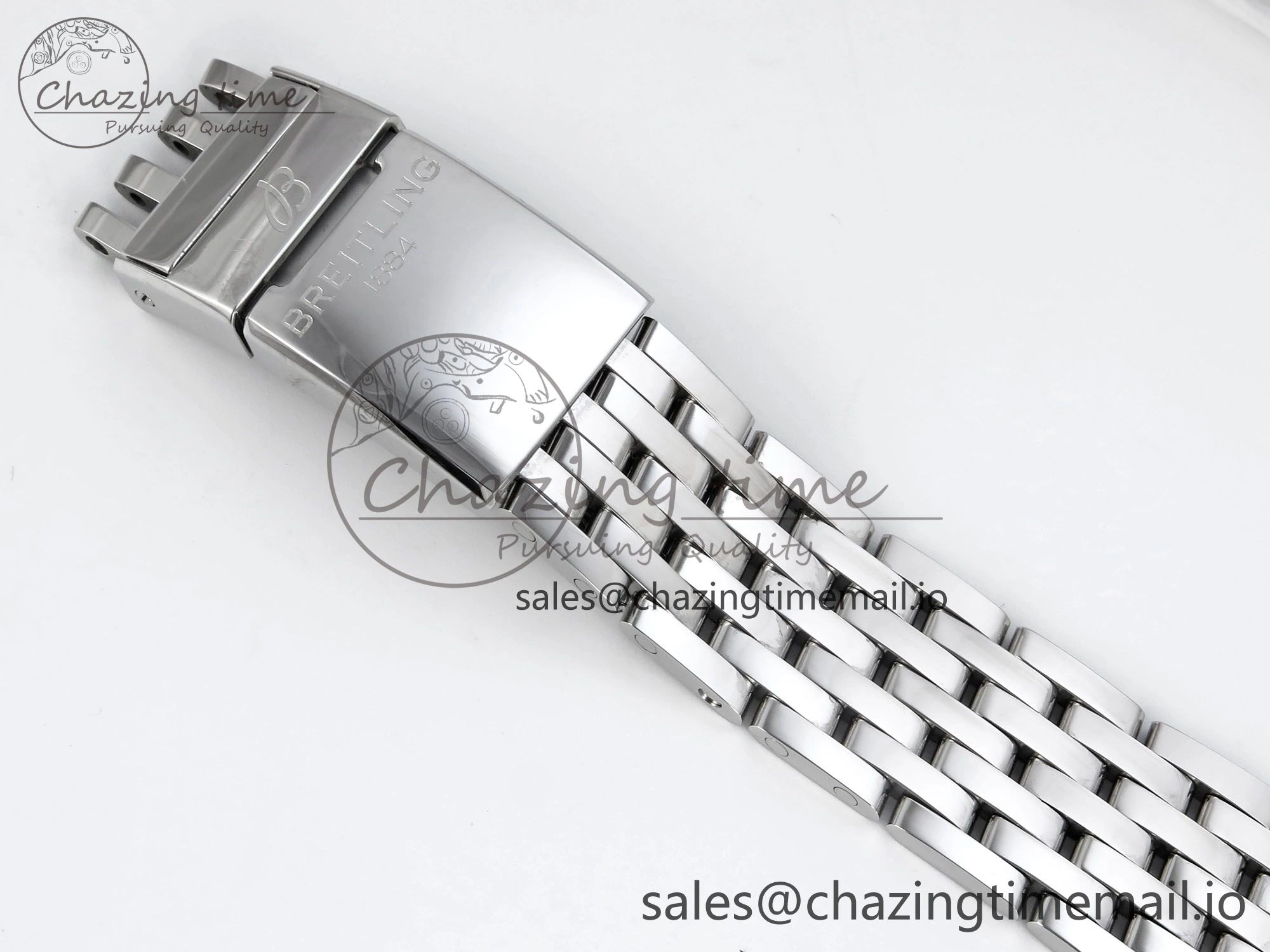 Navitimer 1 RG 41mm TF 1:1 Best Edition SS Bezel Gray Dial on SS Bracelet A2824