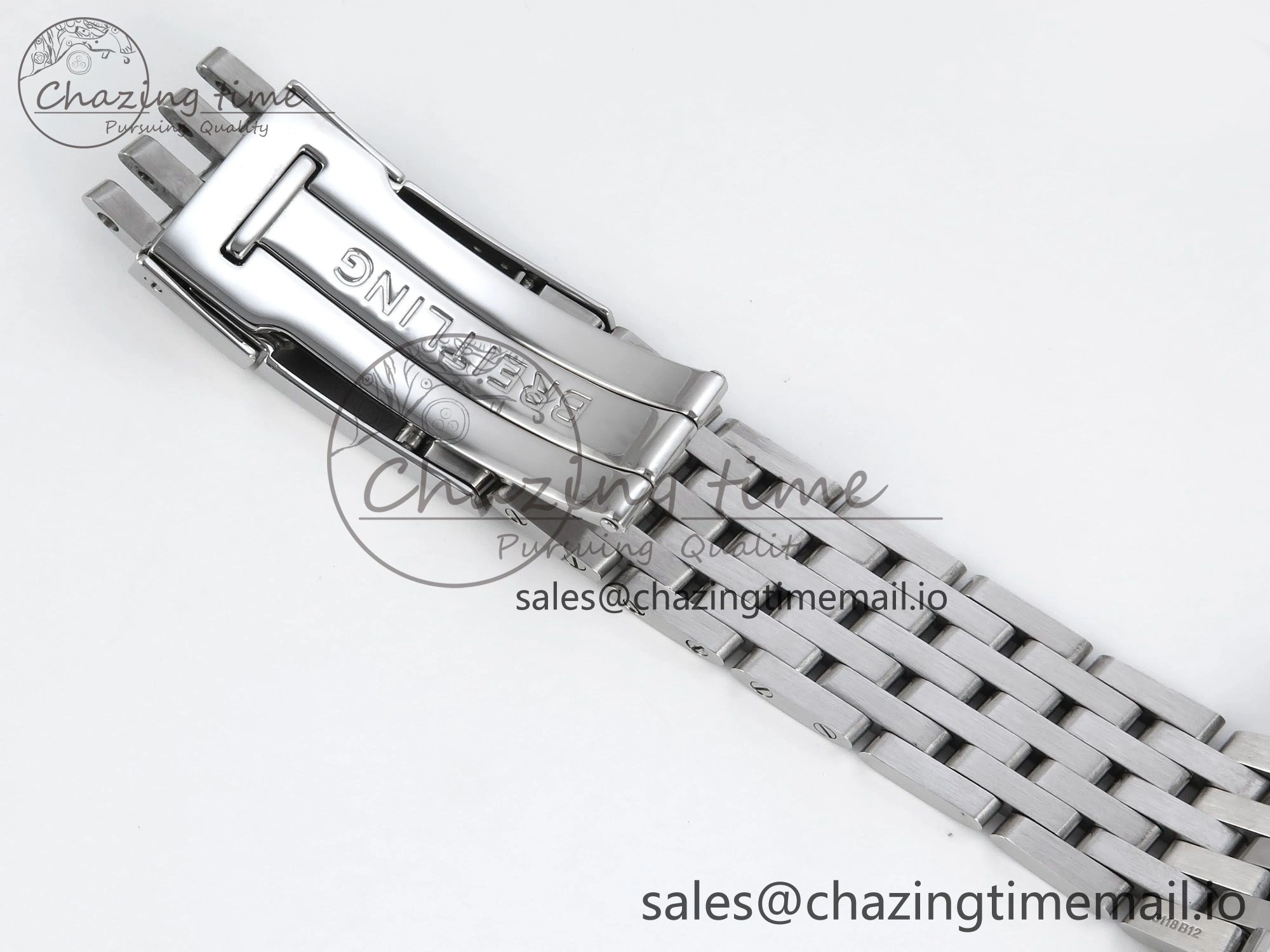 Navitimer 1 RG 41mm TF 1:1 Best Edition SS Bezel Gray Dial on SS Bracelet A2824