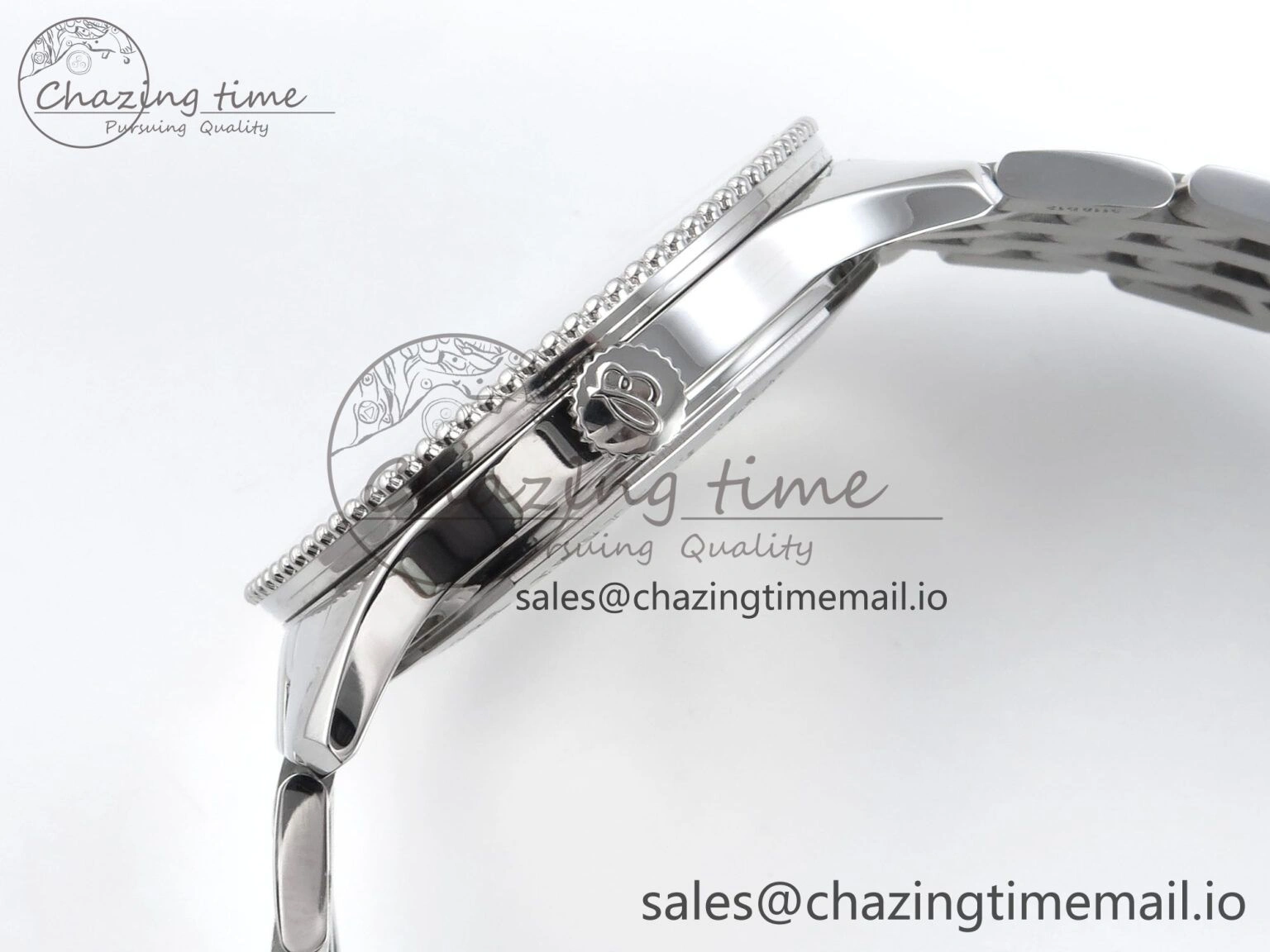 Navitimer 1 RG 41mm TF 1:1 Best Edition SS Bezel White Dial on SS Bracelet A2824