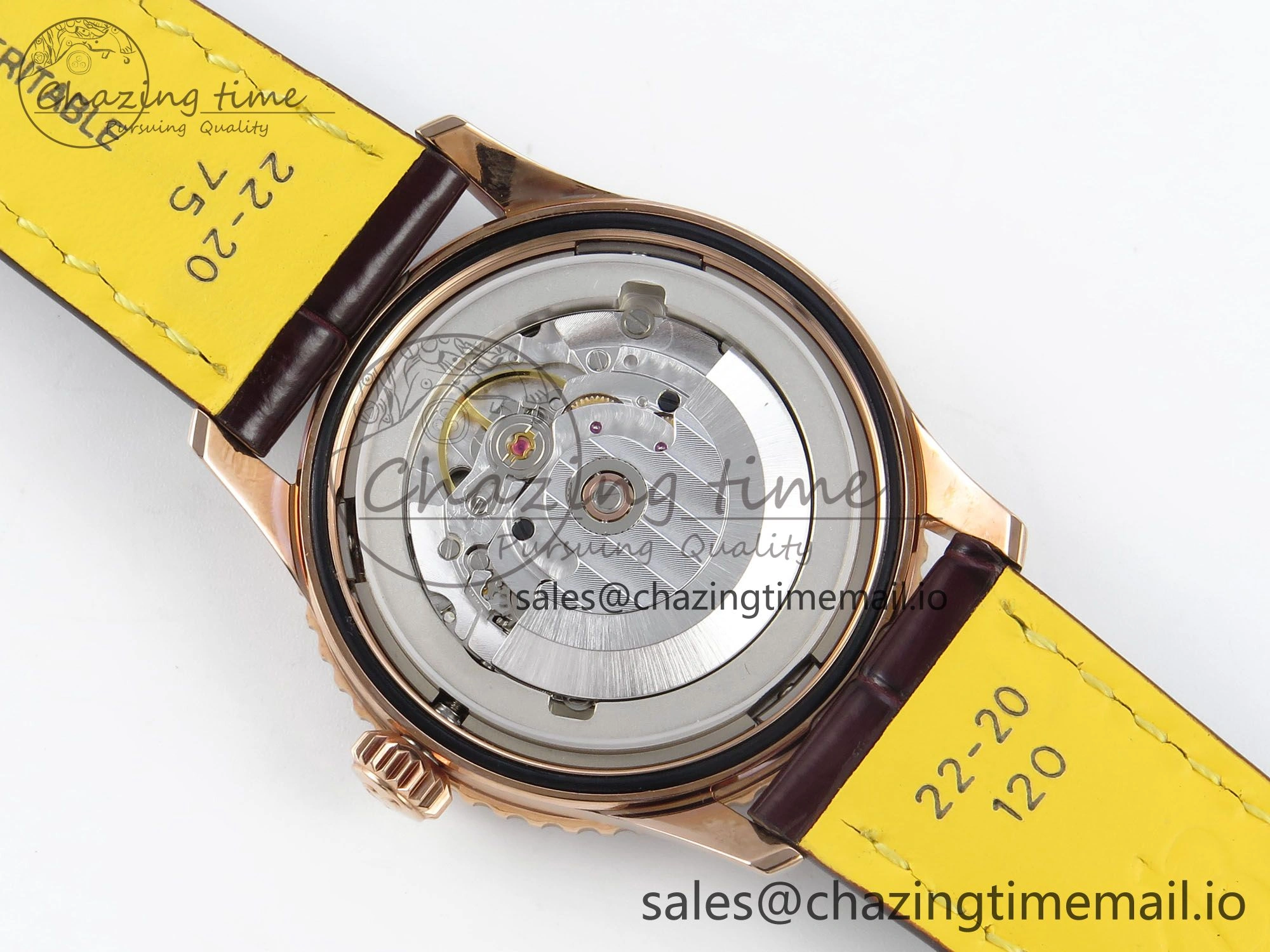 Navitimer 1 RG 41mm TF 1:1 Best Edition White Bezel White Dial on Brown Leather Strap A2824