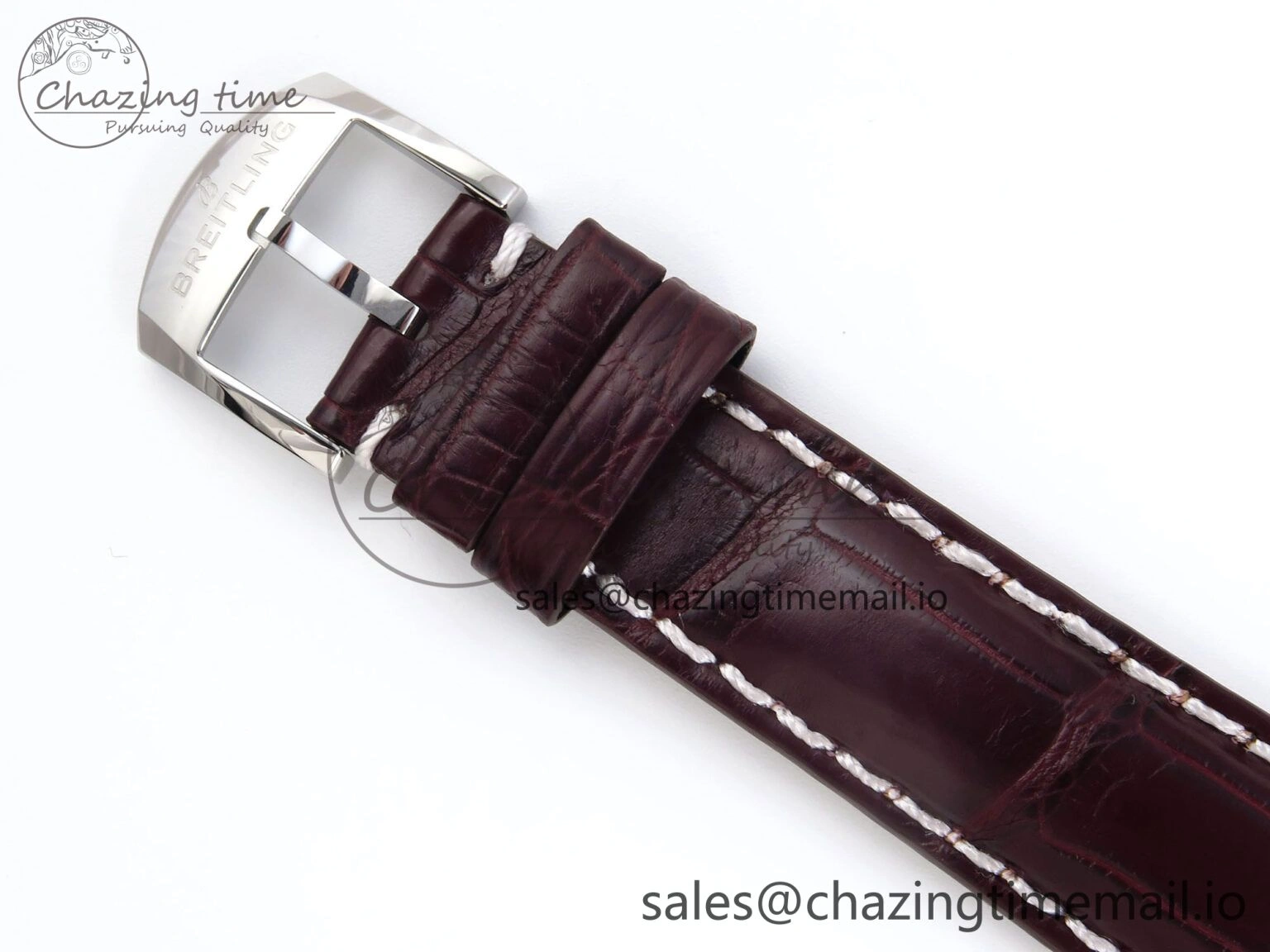 Navitimer 1 RG SS 38mm TF 1:1 Best Edition White Bezel White Dial on Brown Leather Strap A2824