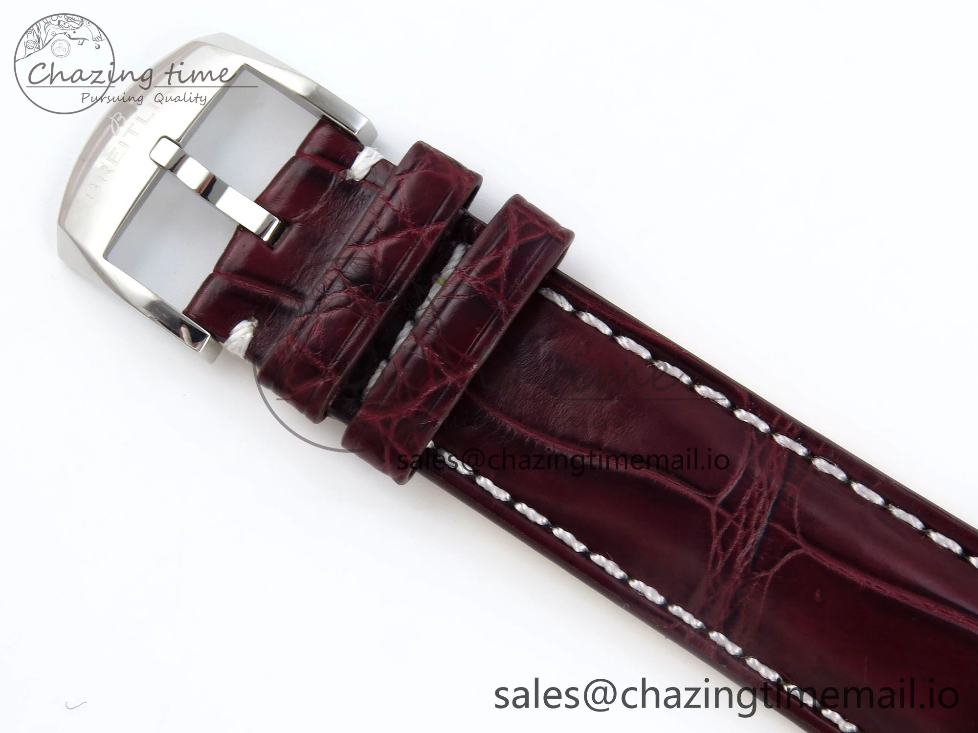 Navitimer 1 RG SS 41mm TF 1:1 Best Edition White Bezel White Dial on Brown Leather Strap A2824