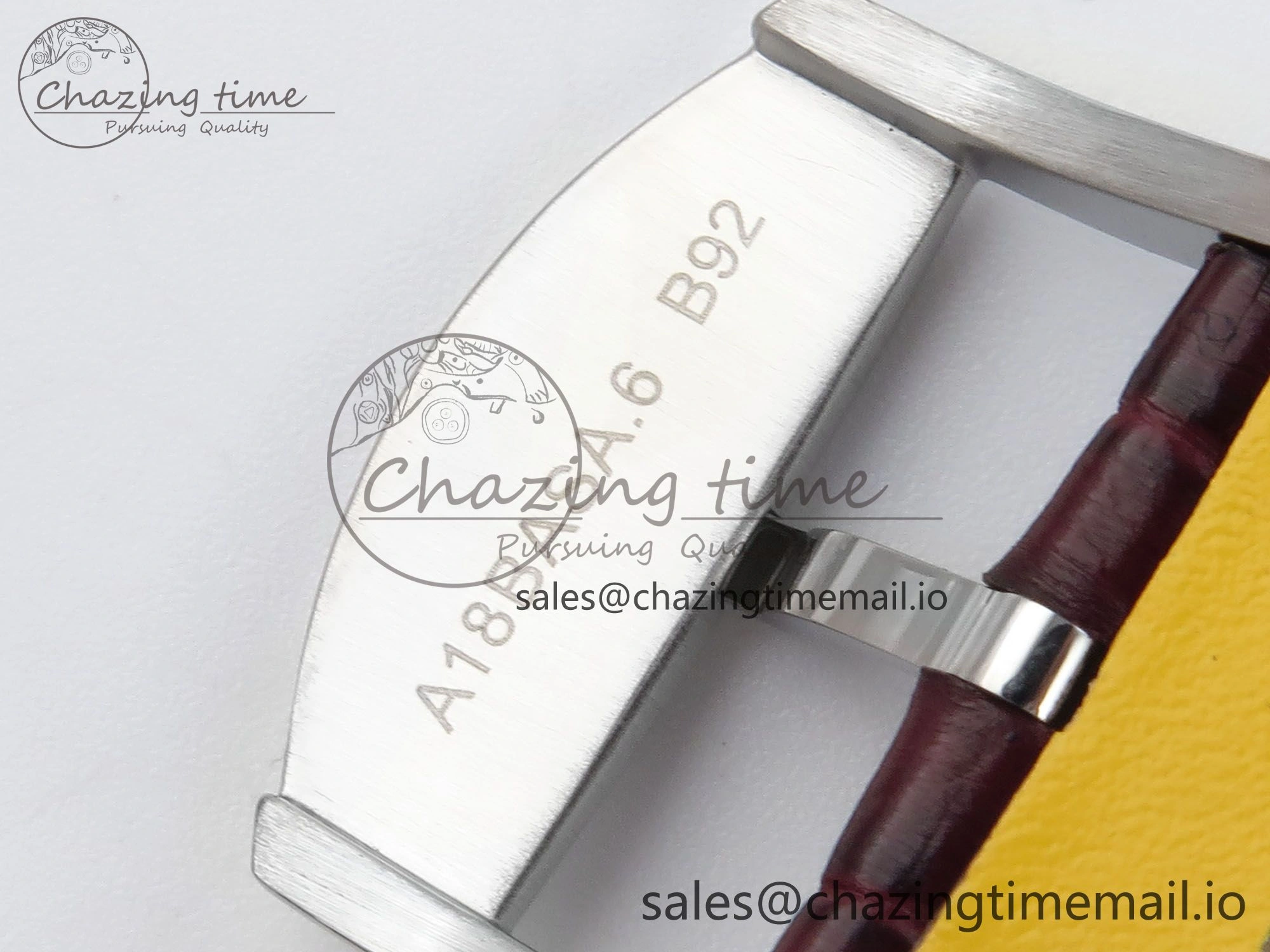 Navitimer 1 RG SS 41mm TF 1:1 Best Edition White Bezel White Dial on Brown Leather Strap A2824