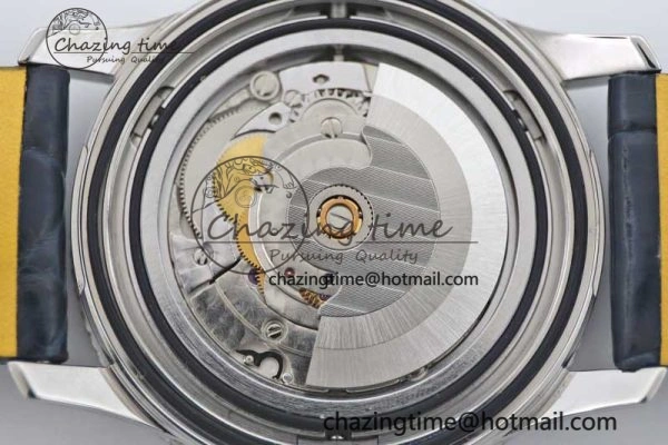 Navitimer 1 SS 38mm TF 1:1 Best Edition SS Bezel White Dial on Blue Croco Strap A2824