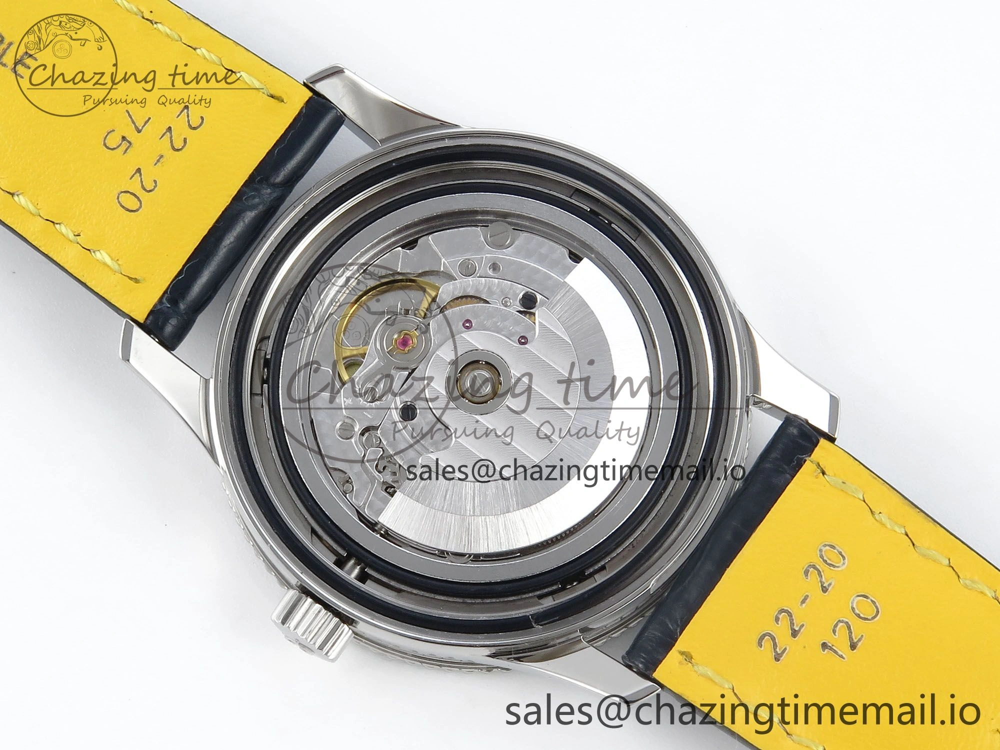 Navitimer 1 SS 41mm TF 1:1 Best Edition White Bezel Blue Dial on Blue Leather Strap A2824