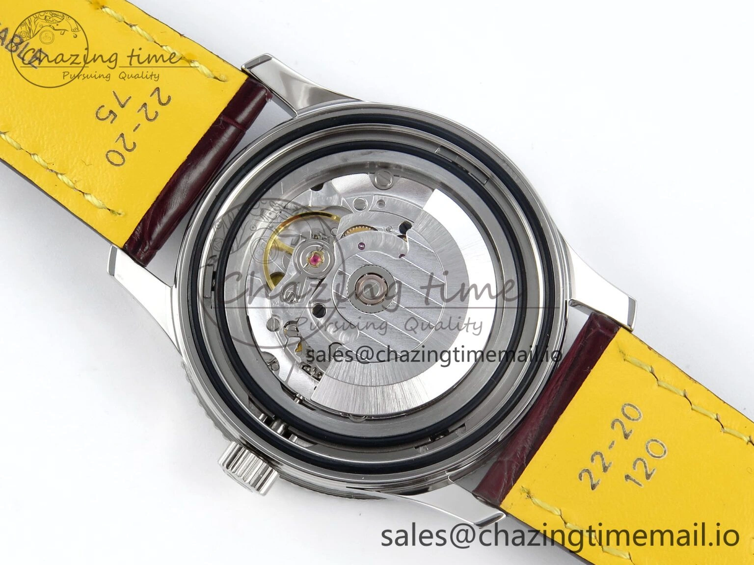 Navitimer 1 SS 41mm TF 1:1 Best Edition White Bezel Blue Dial on Brown Leather Strap A2824