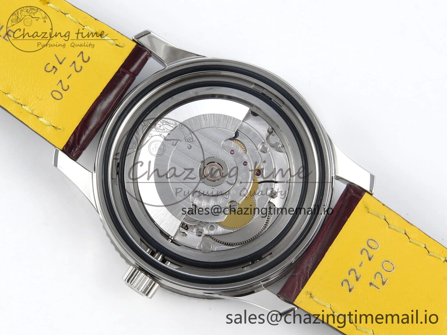 Navitimer 1 SS 41mm TF 1:1 Best Edition White Bezel Blue Dial on Brown Leather Strap A2824