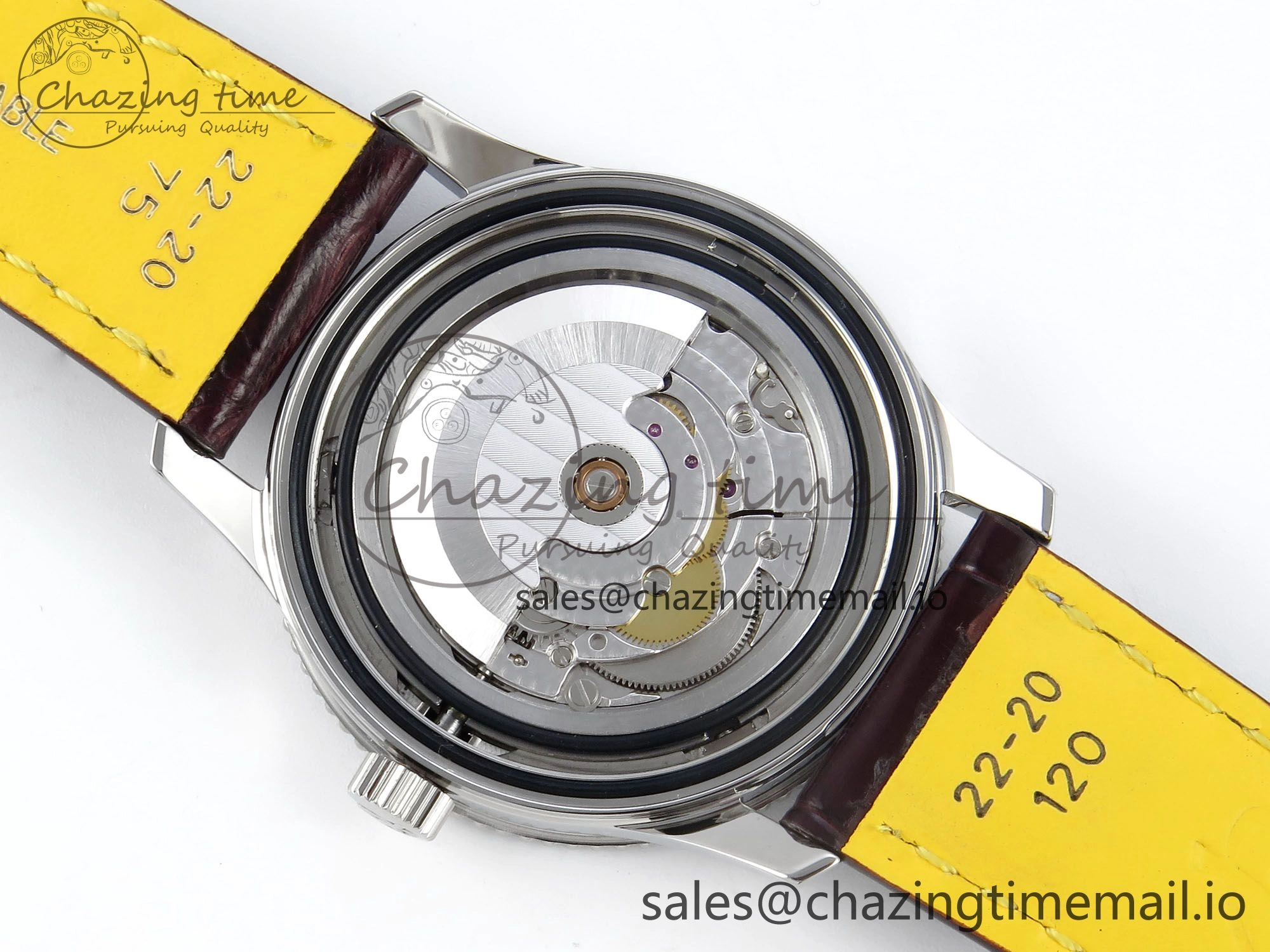 Navitimer 1 SS 41mm TF 1:1 Best Edition White Bezel White Dial on Brown Leather Strap A2824