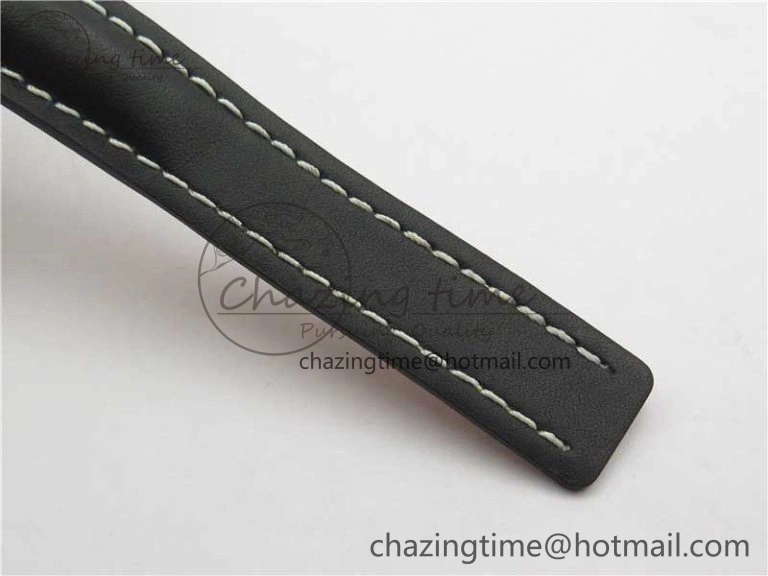 Navitimer 41mm SS B50 Best Edition SS Black Dial Stick Markers on Black Leather Strap A7750