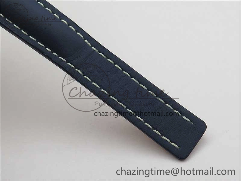 Navitimer 41mm SS B50 Best Edition SS Blue Dial Numeral Markers on Leather Strap A7750