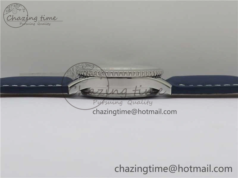 Navitimer 41mm SS B50 Best Edition SS Blue Dial Numeral Markers on Leather Strap A7750