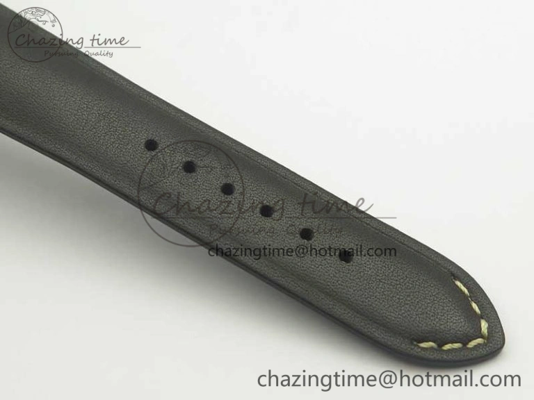 Navitimer 8 Automatic 41mm Black Steel ZF 1:1 Best Edition Black Dial on Black Leather Strap A2824