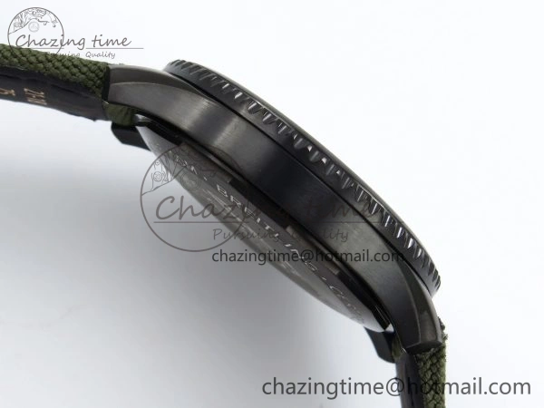 Navitimer 8 Automatic 41mm PVD TF 1:1 Best Edition Green Dial on Green Nylon Strap A2824