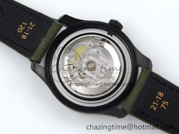 Navitimer 8 Automatic 41mm PVD TF 1:1 Best Edition Green Dial on Green Nylon Strap A2824