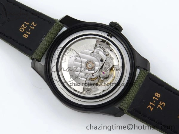 Navitimer 8 Automatic 41mm PVD TF 1:1 Best Edition Green Dial on Green Nylon Strap A2824
