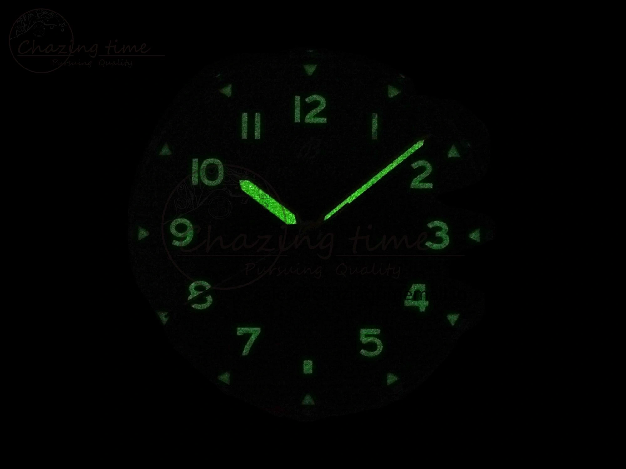 Navitimer 8 Automatic 41mm SS TF 1:1 Best Edition Black Dial on Black Leather Strap A2824