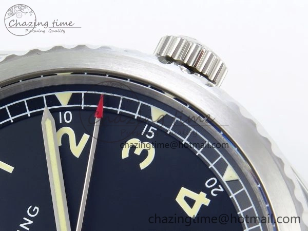 Navitimer 8 Automatic 41mm SS TF 1:1 Best Edition Black Dial on SS Bracelet A2824