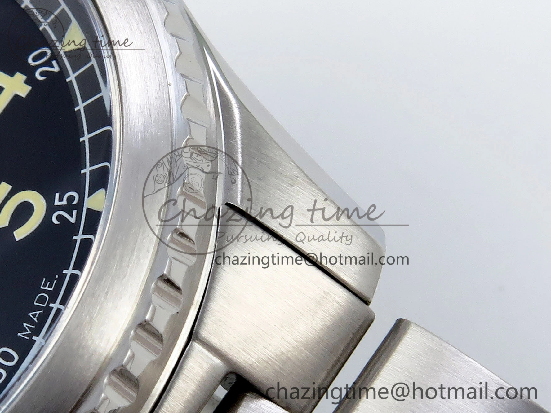 Navitimer 8 Automatic 41mm SS TF 1:1 Best Edition Black Dial on SS Bracelet A2824
