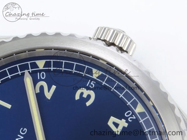 Navitimer 8 Automatic 41mm SS TF 1:1 Best Edition Blue Dial on SS Bracelet A2824