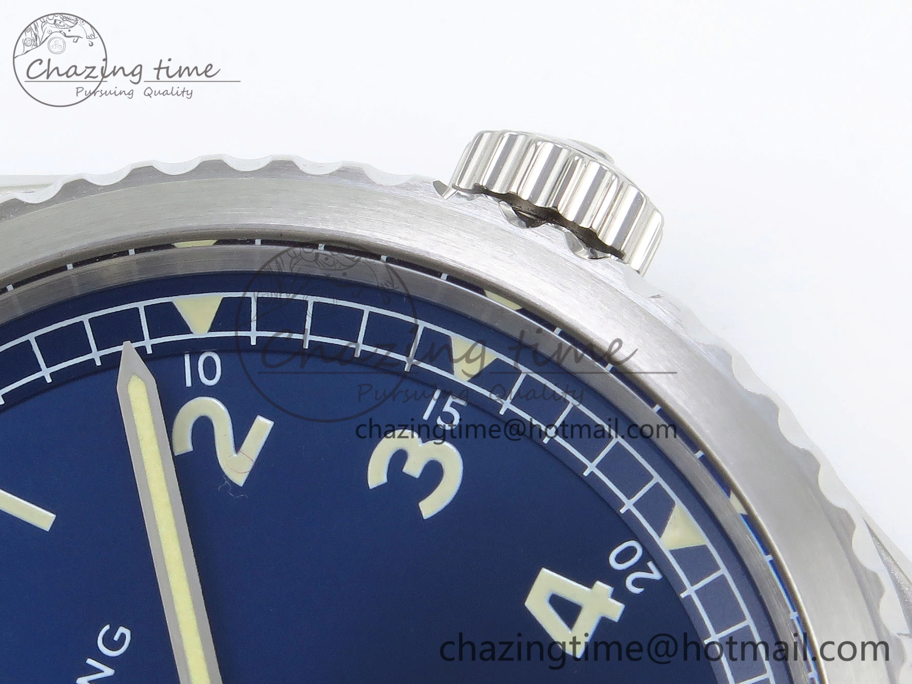 Navitimer 8 Automatic 41mm SS TF 1:1 Best Edition Blue Dial on SS Bracelet A2824